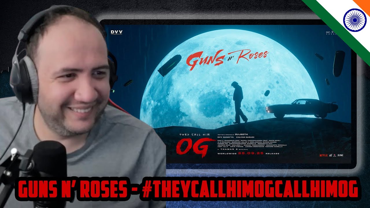 🇮🇳 Guns N’ Roses - #TheyCallHimOG | Pawan Kalyan, Emraan Hashmi, Sujeeth, Thaman S | Producer Reacts