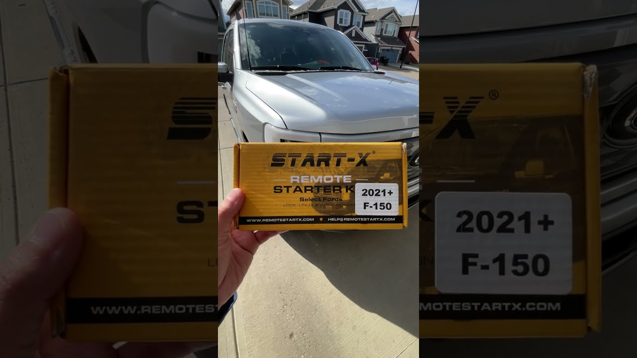 Remote start Ford Lightning with keyfob instead of Ford Pass app using Start X remote kit