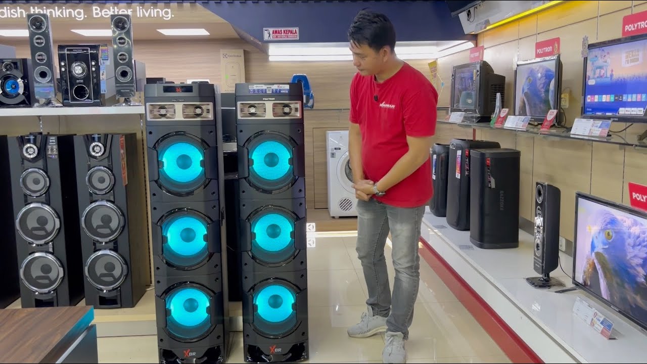 SPEAKER SUPER BASS POLYTRON PAS 10DF38, SPEAKER POLYTRON XBR