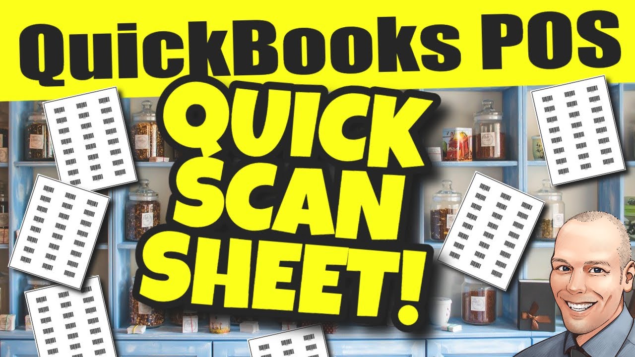 QuickBooks POS: Quick Scan Barcode Sheet