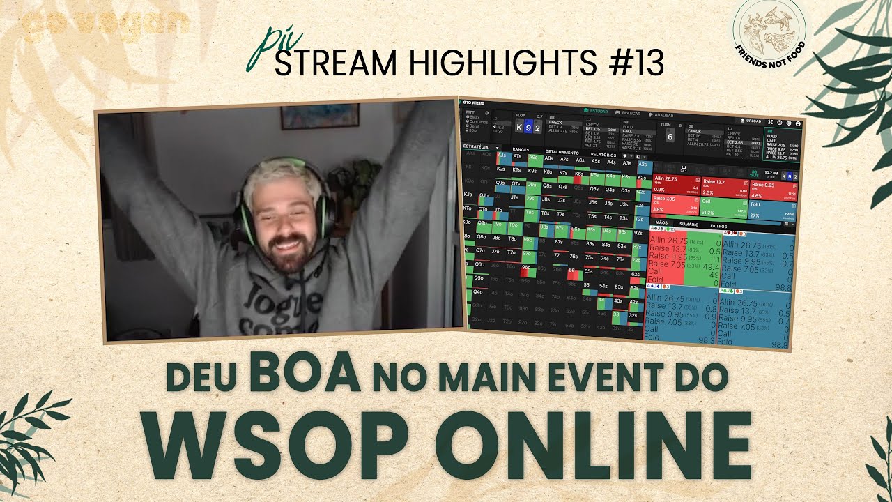 DEU BOA NO MAIN EVENT DO WSOP ONLINE | Stream Highlights | LIPEPIV