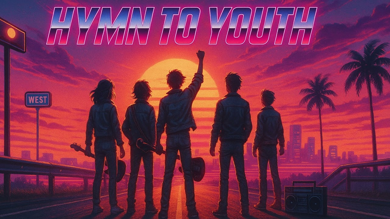 Hymn to Youth | 80s Synthrock Anthem with Male Vocal & Retro Guitars