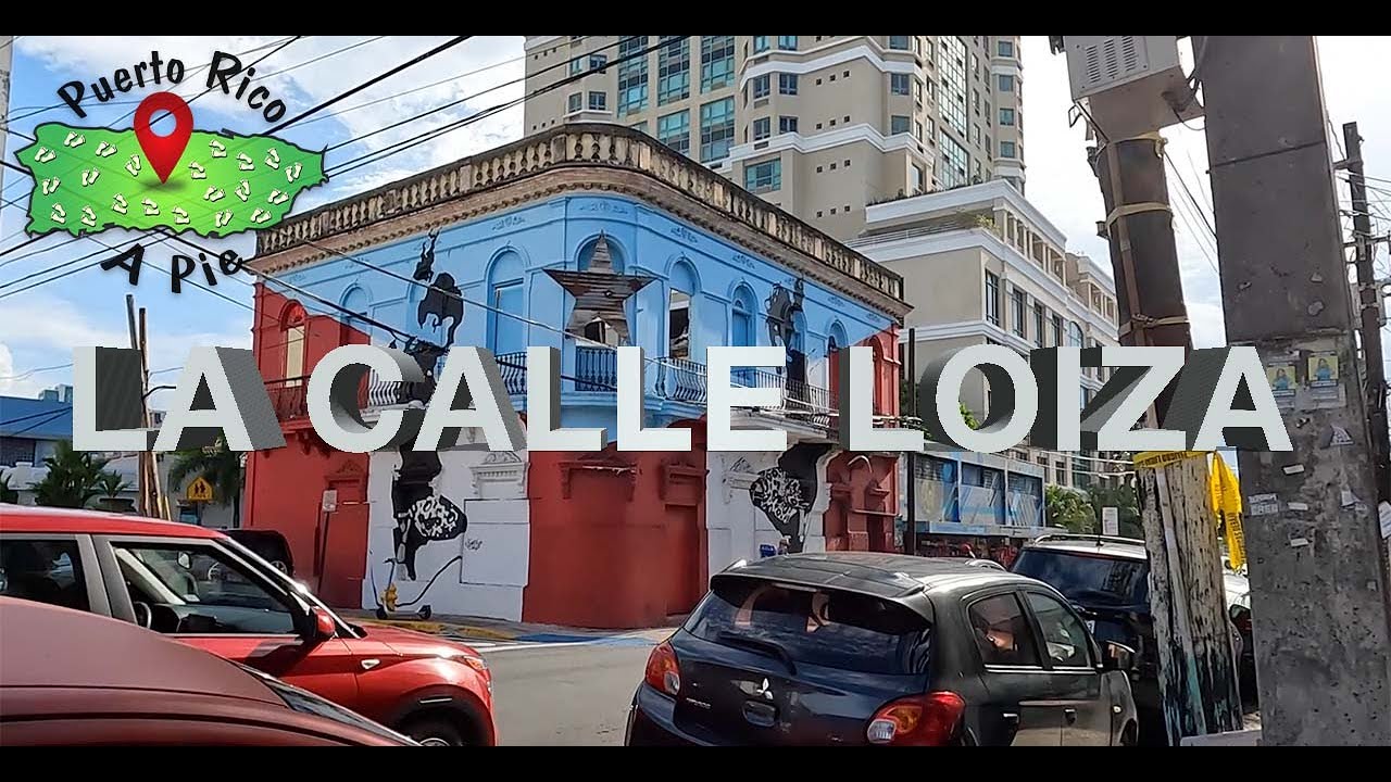 ⭕️ LA CALLE LOIZA A PIE 👣, CANGREJEROS 🦀,PUERTO RICO 🇵🇷