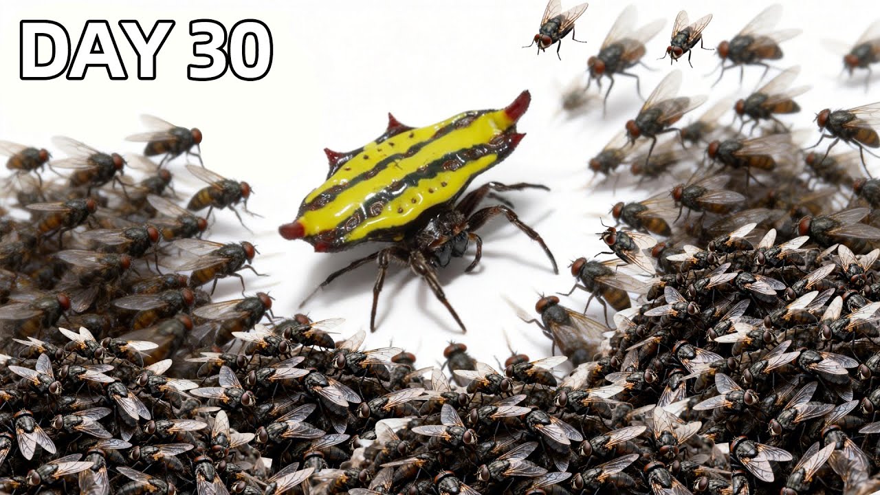 1,000 Flies vs. Cutest Spider