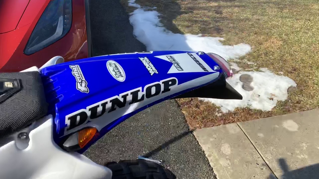 2001 Yamaha YZ250 Supermoto with EXCEL wheels RARE