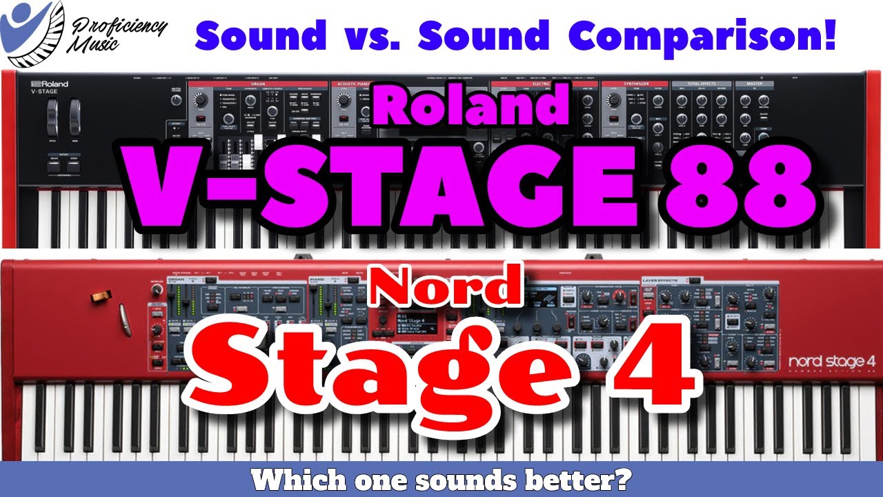 Roland V-STAGE 88 vs Nord Stage 4: Which one SOUNDS better?