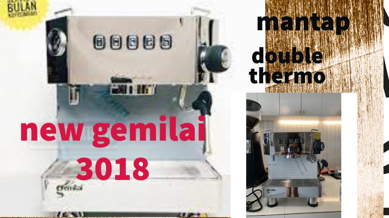 mesin espresso gemilai 3018 | espresso machine gemilai 3018 full review