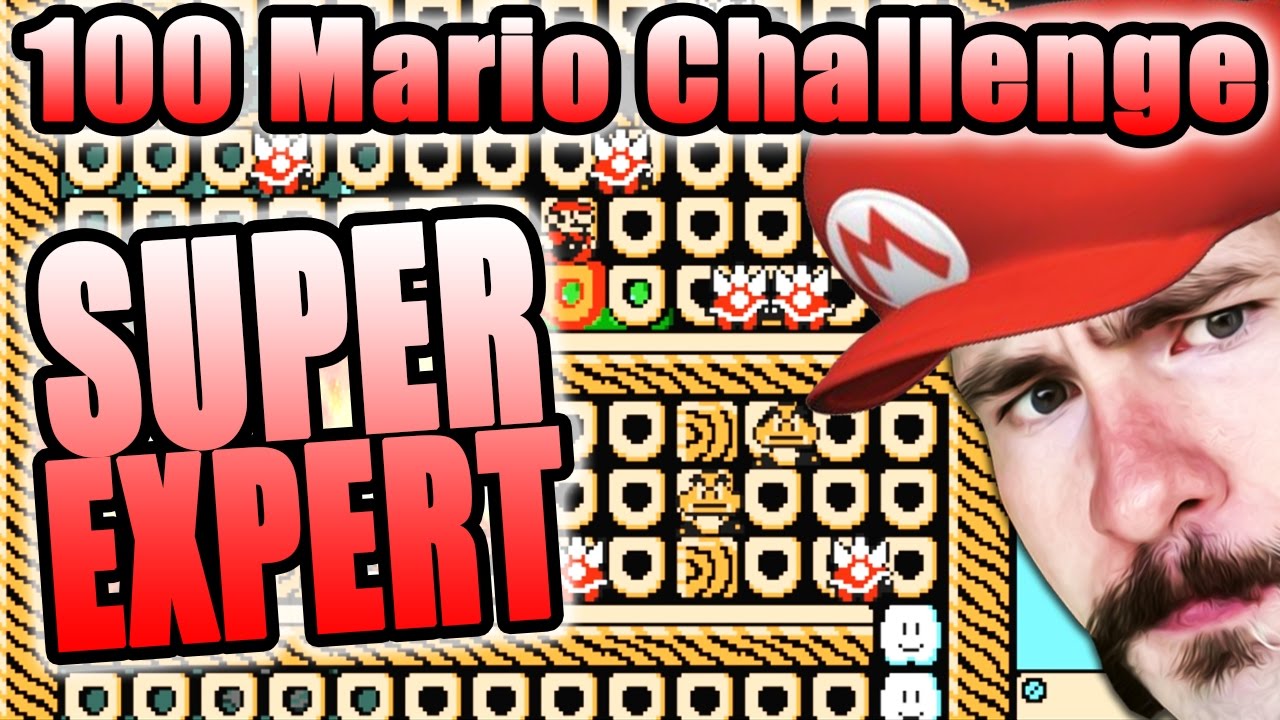 AWESOME BUT ANGRY ~ Super Mario Maker [100 MARIO SUPER EXPERT]