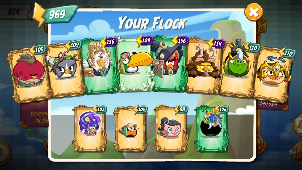 Angry birds 2 mighty eagle bootcamp today MEBC gameplay walkthrough 
