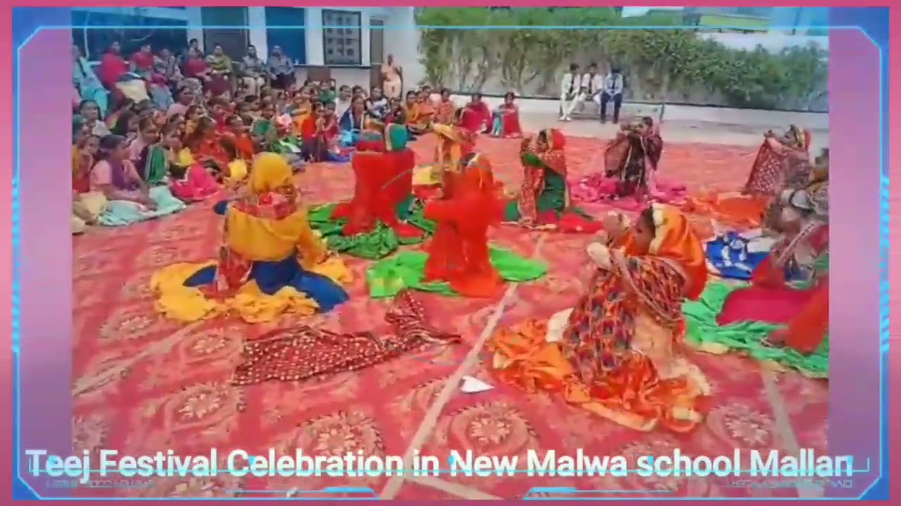#*Teej celebrations in New Malwa School Mallan*# Part -2