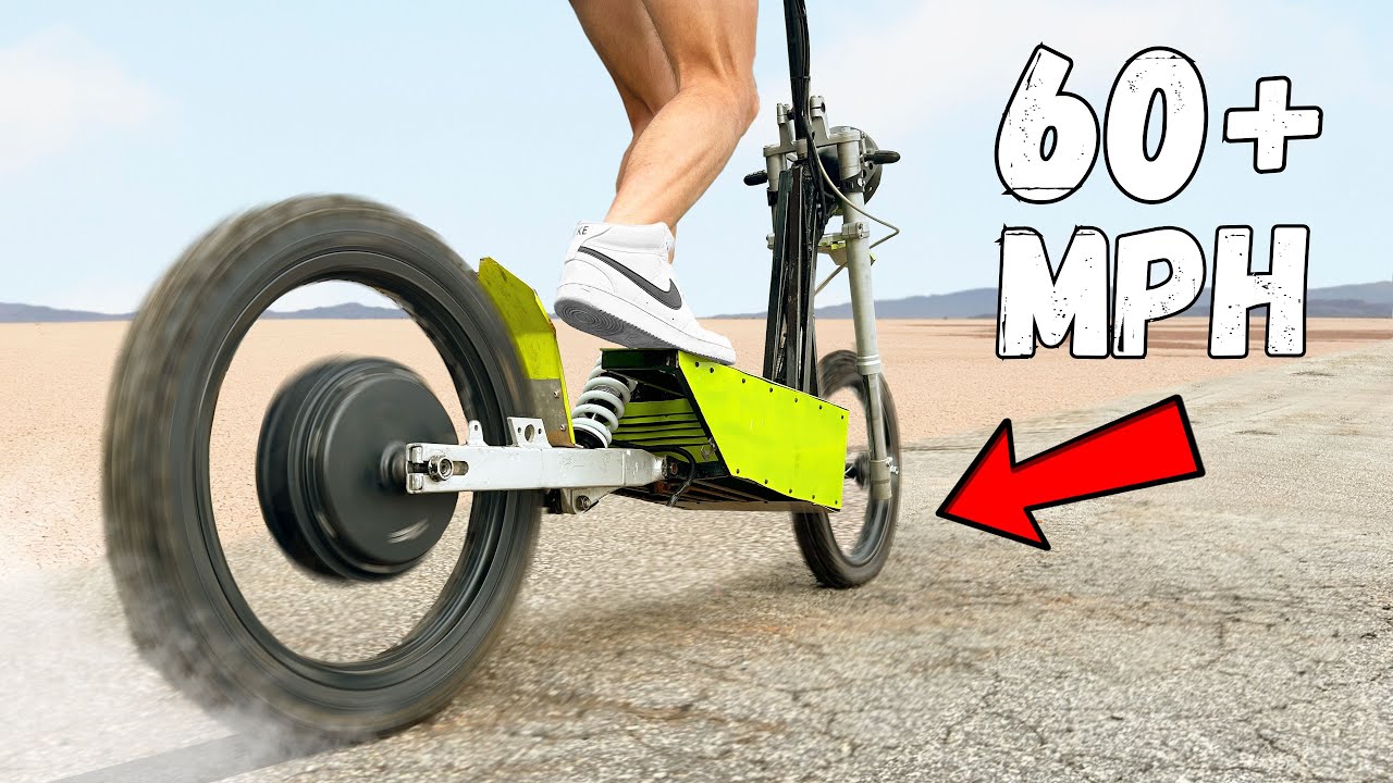 I Built an electric HYPER-Scooter... AGAIN