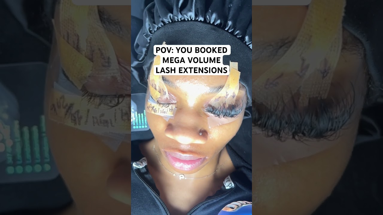 🤩 Wispy Mega Volume Lash Extensions #lashes #beautyindustry #lashextensions