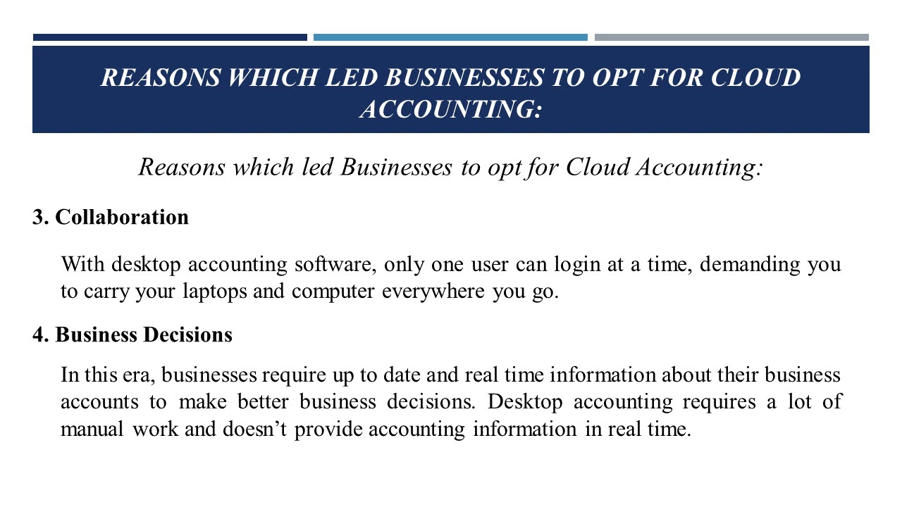 Cloud Accounting vs Desktop Accounting