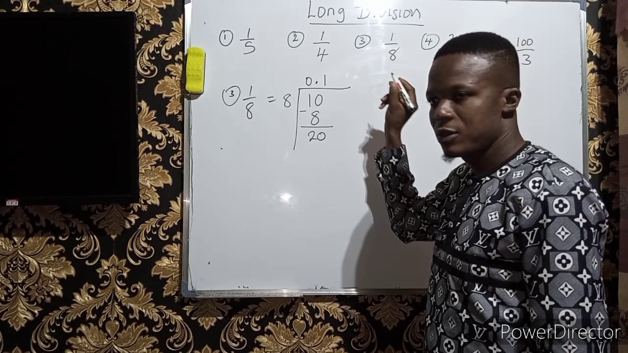 Long division method
