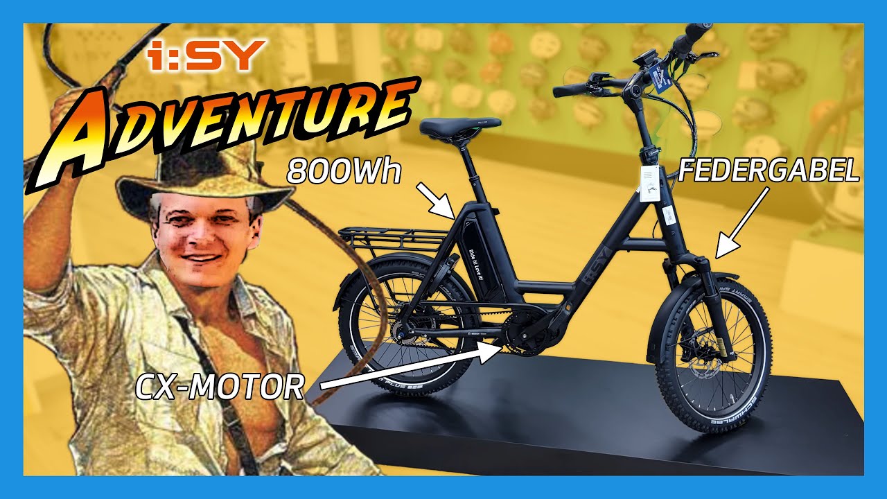 Das beste Kompaktrad 2025 ? i:SY E5 CX Adventure: Federgabel, Dropperpost, 800Wh