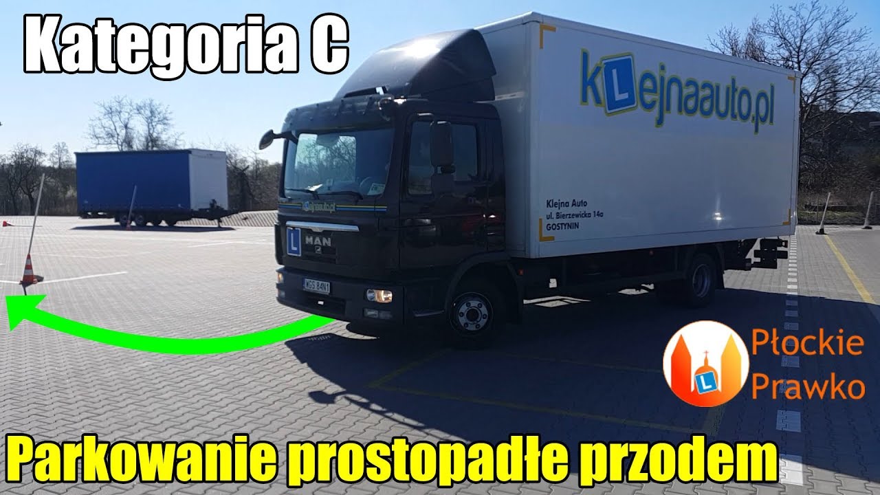 Parkowanie prostopadłe przodem - Kategoria C - WORD Płock