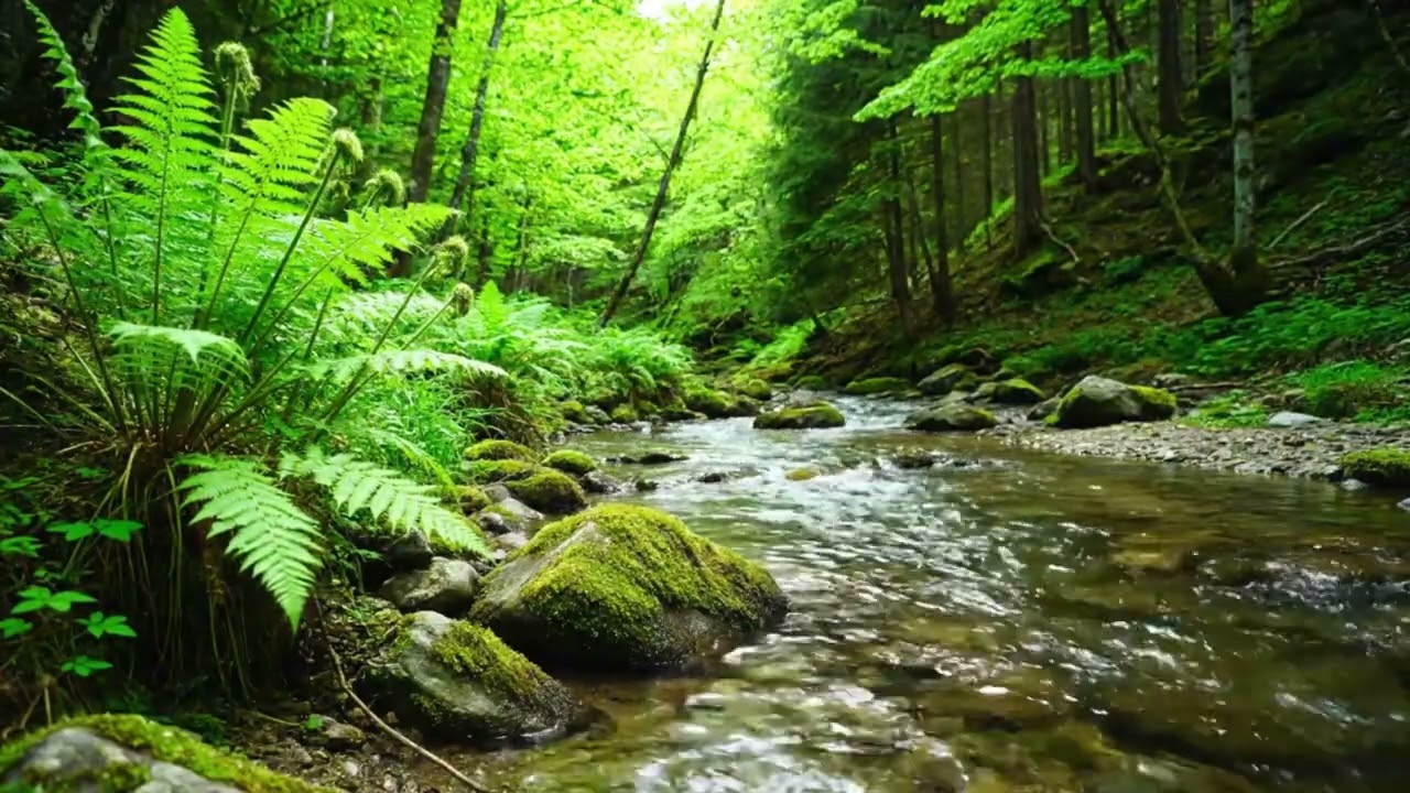 Peaceful Brook Ambience – Gentle Creek Sounds for Mindfulness & Relaxation