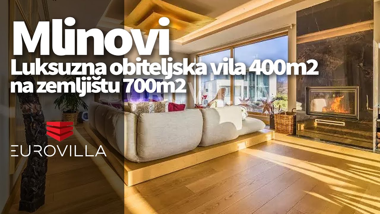 Mlinovi luksuzna obiteljska vila 400m2 na zemljištu 700m2
