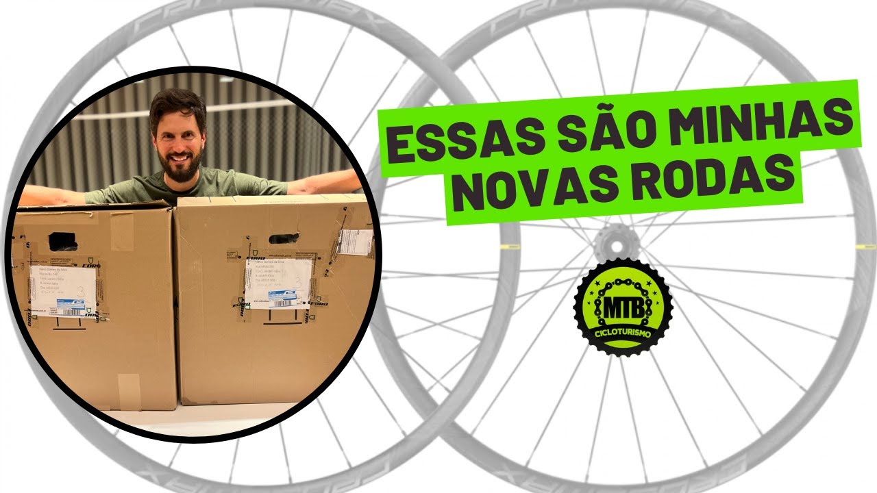 UNBOXING DAS MINHAS NOVAS RODAS DE CARBONO MAVIC CROSSMAX SL R | MTB CICLOTURISMO