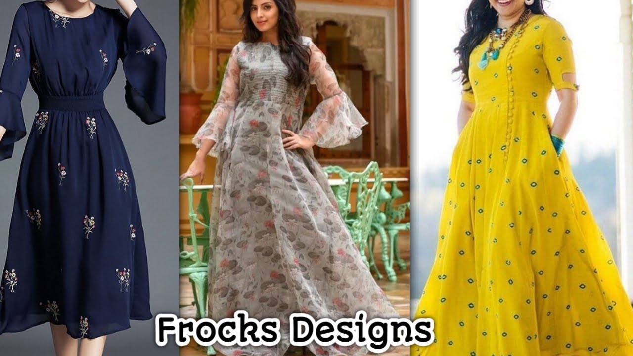 Simple Frock Designs For Girls | Sharifa fashion