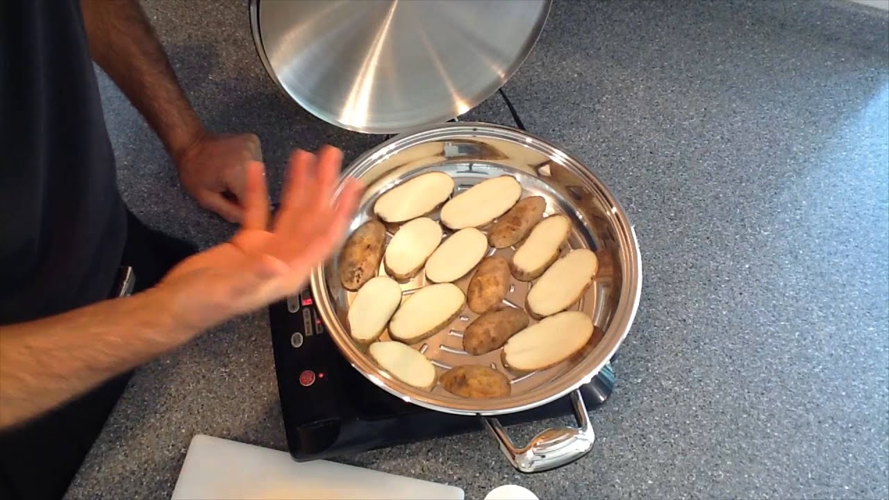 Grilled Potato in the Platinum Grill Pan
