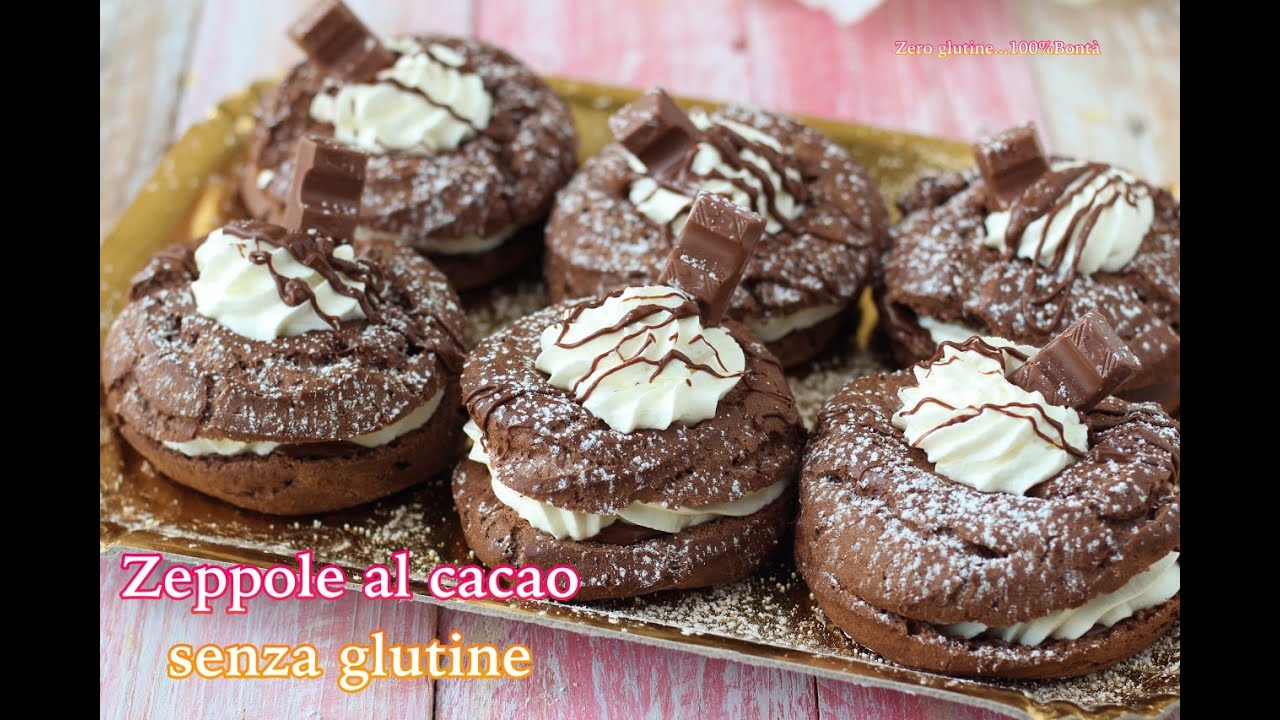 ZEPPOLE al CACAO #senzaglutine per la #festadelpapà