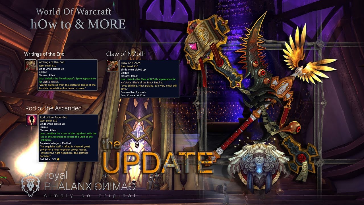 Priest Hidden Artifact Weapon Appearances and Effects-Discipline, Holly and Shadow-the UPDATE