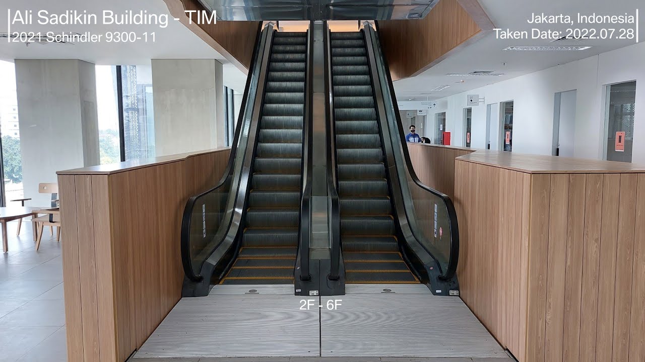 Schindler 9300-11 Escalators at Ali Sadikin Building TIM, Jakarta