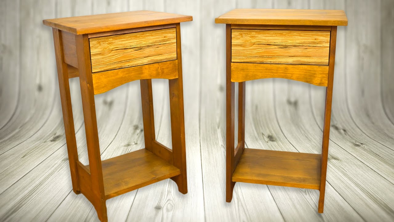 Make BedSide Tables (Nightstand) / Arts & Crafts Style  | Woodworking Projects