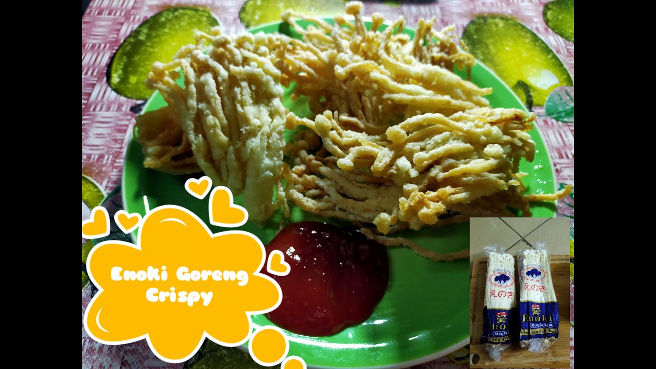 Cendawan Enoki Goreng Crispy|Mudah| Sedap|Murah|#3bahan #Homecook