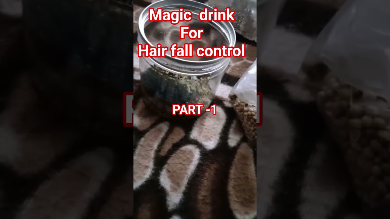 magic drink for hair fall control 🥰