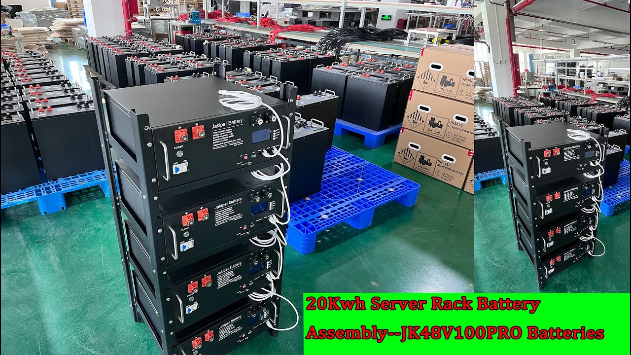 20Kwh Server Rack Battery Assembly JK48V100PRO Batteries