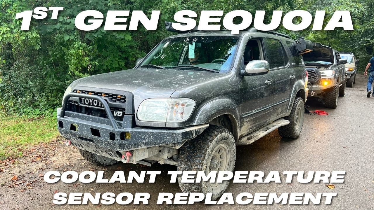 Замена датчика температуры охлаждающей жидкости на Sequoia 1-го поколения