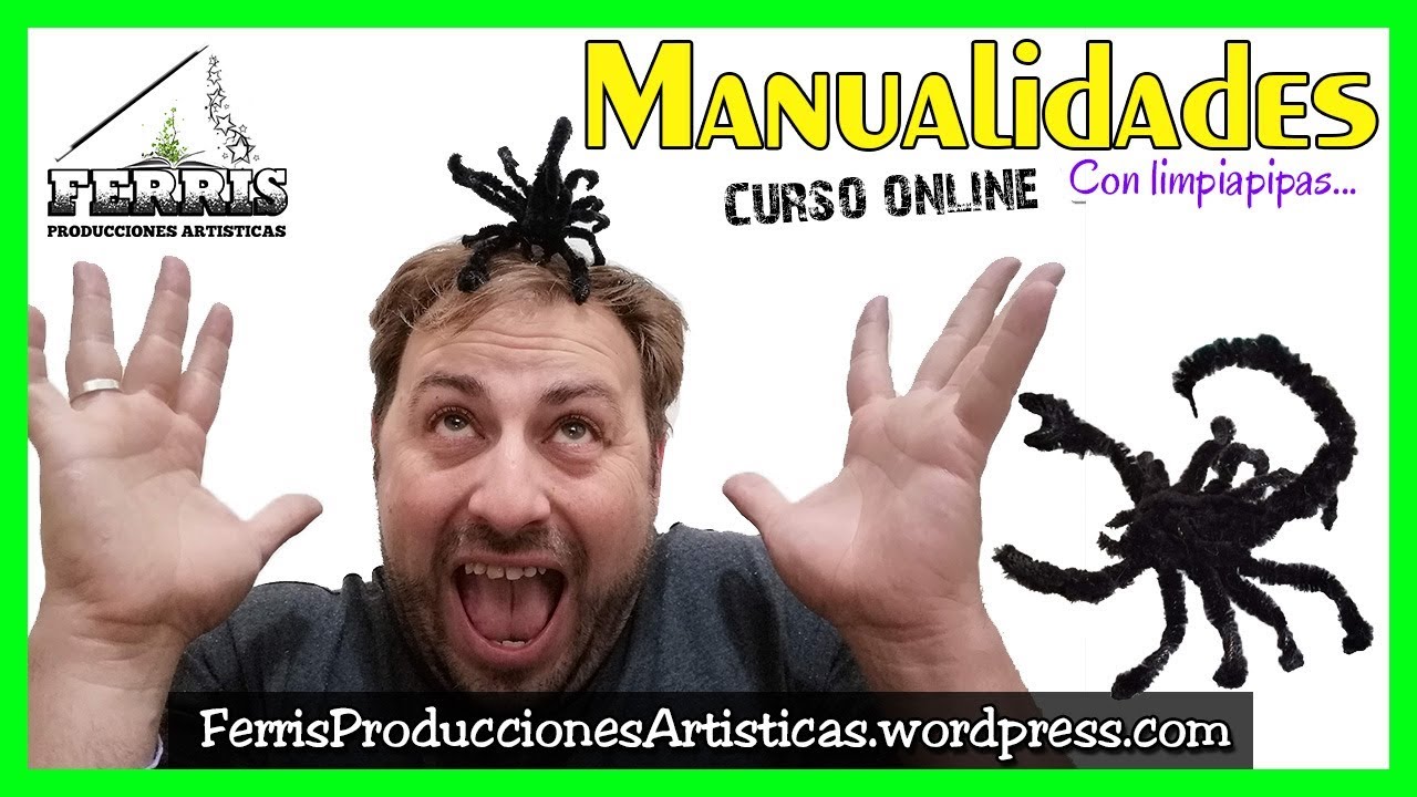 🦂 Cómo hacer un ESCORPION - ALACRAN con LIMPIAPIPAS🔴  [MANUALIDADES]