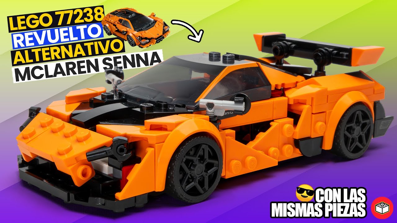 🔶 77238 Lamborghini REVUELTO ▷ McLaren SENNA — чемпионы по скорости сборки LEGO