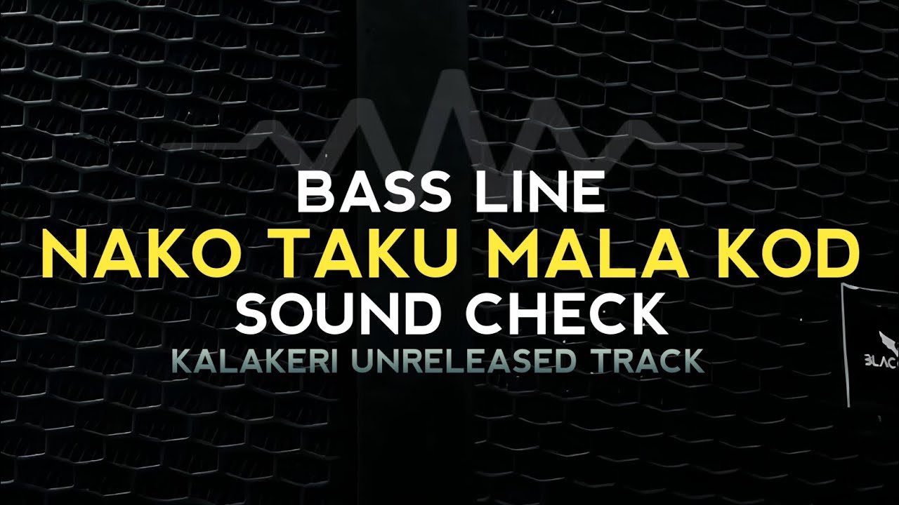 NAKO TAKU MALO KOD || SOUND CHECK BASS LINE || #soundcheck #music #bassline #explore  