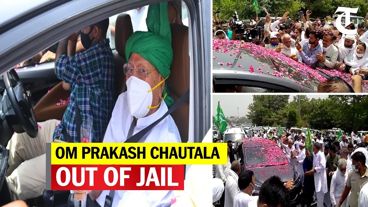 Former Haryana CM Om Prakash Chautala released from Tihar Jail