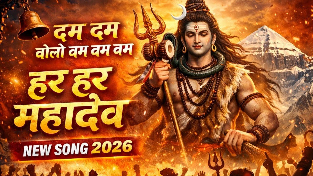 Dam Dam Dam Bolo Bam Bam Bam Har Har Mahadev Bhakti Song 2026 | Powerful Shiv Bhajan | New Shiv Song