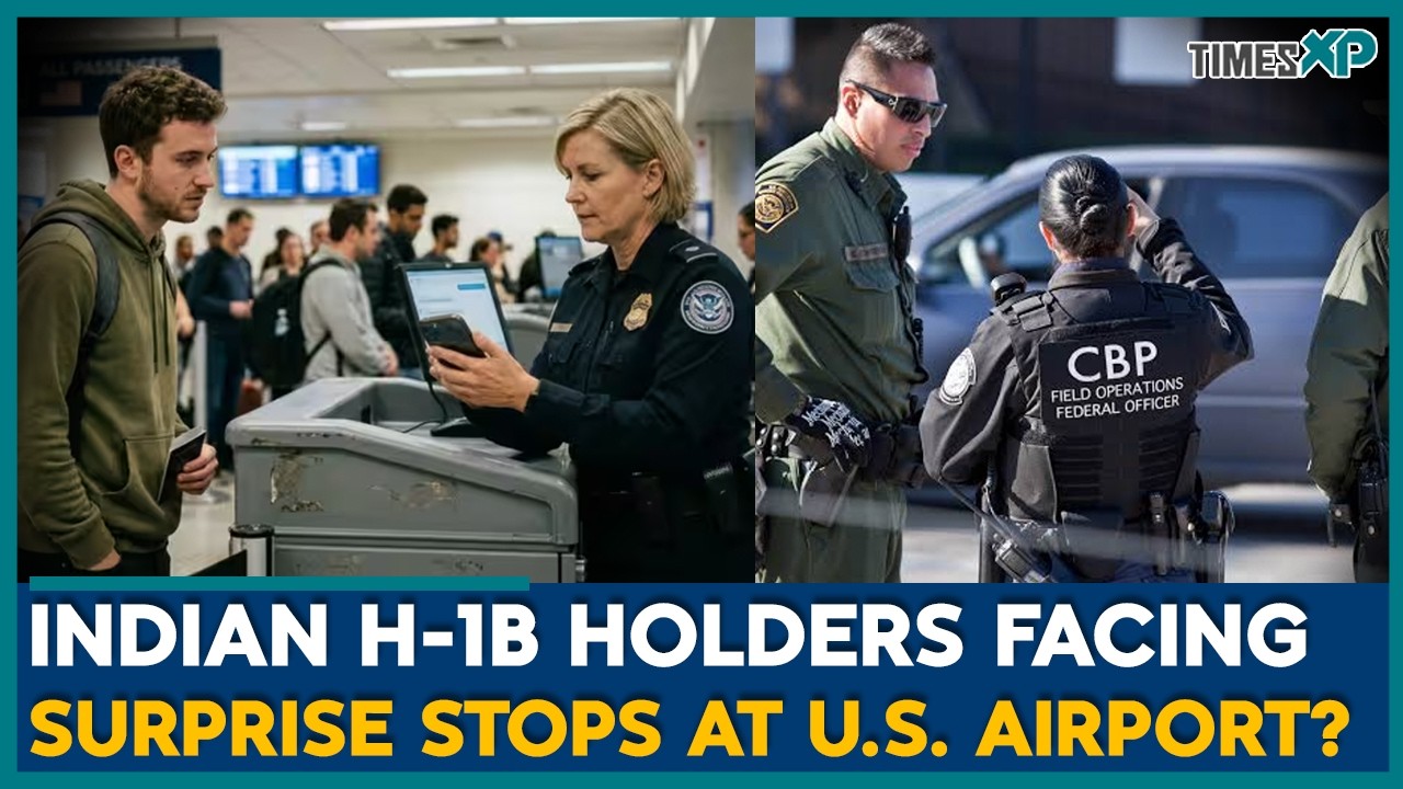 Indian H-1B Worker Stopped at U.S. Airport Before Visa Expiry | Indians In U.S