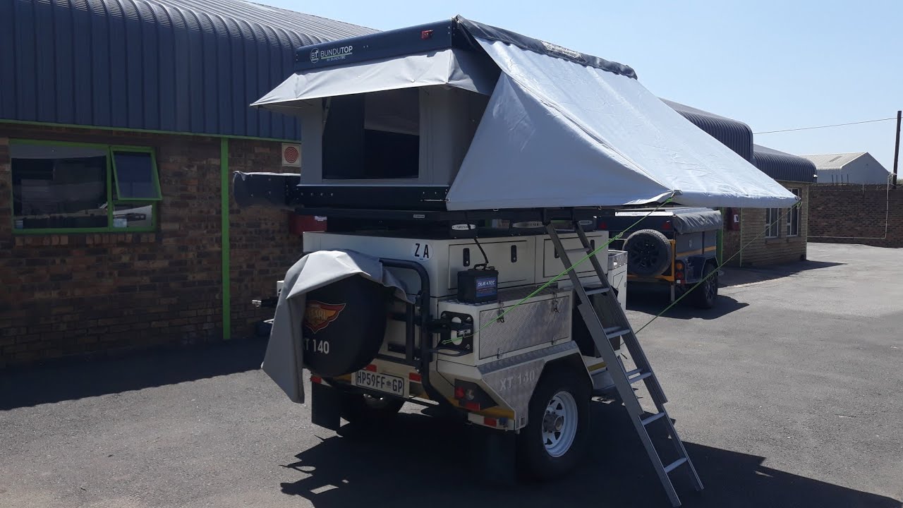 JURGENS XT140 Trailer | Bundu Annex + Bundu Suite #campingtrailer #camping #trailertent #4x4trailer