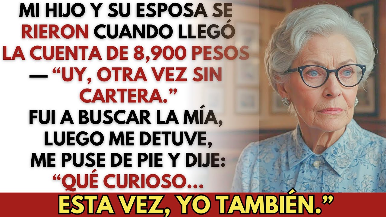 La familia de mi hijo fingió olvidar su cartera — y se rieron mientras yo pagaba por todos