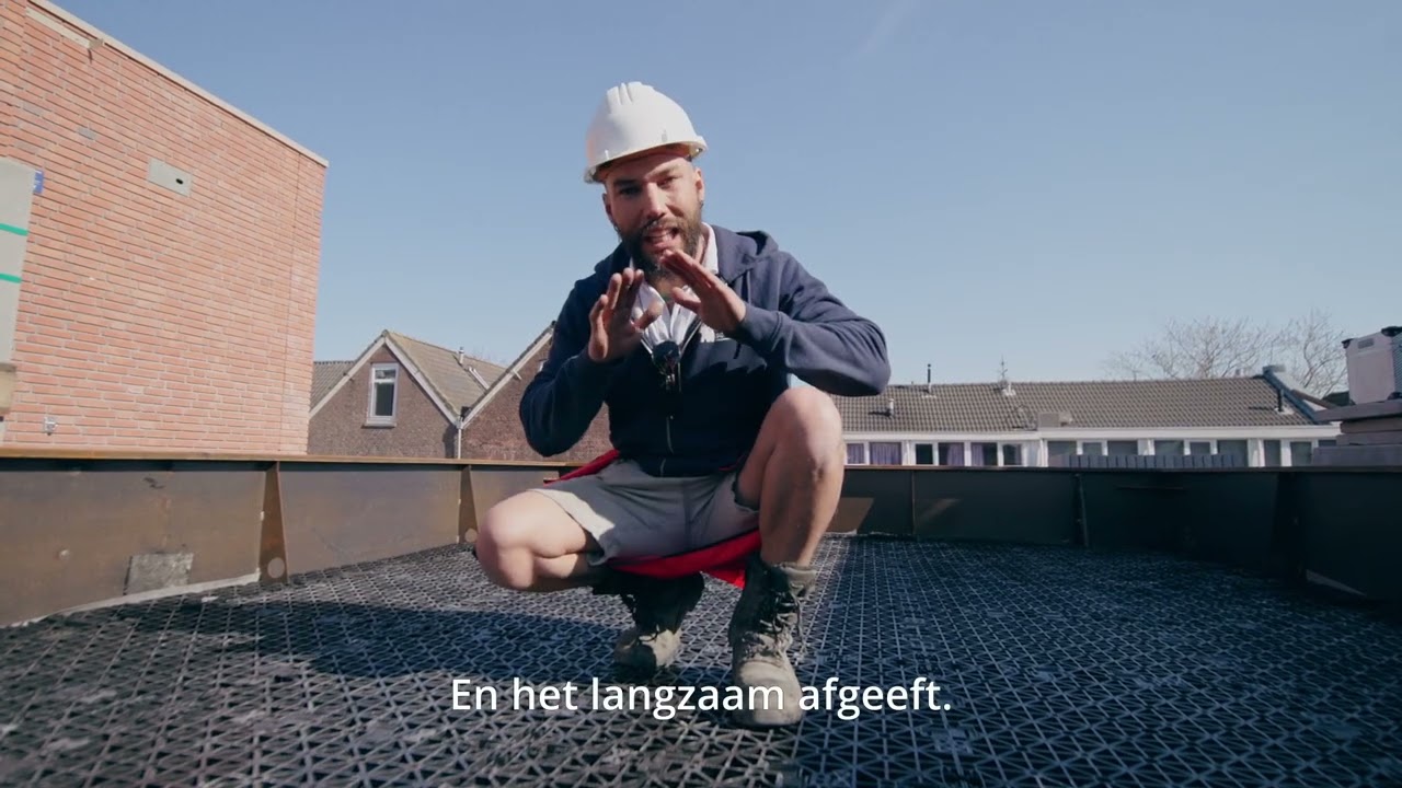 Retentiedaken: Innoveren op hoog niveau voor een duurzamere stad