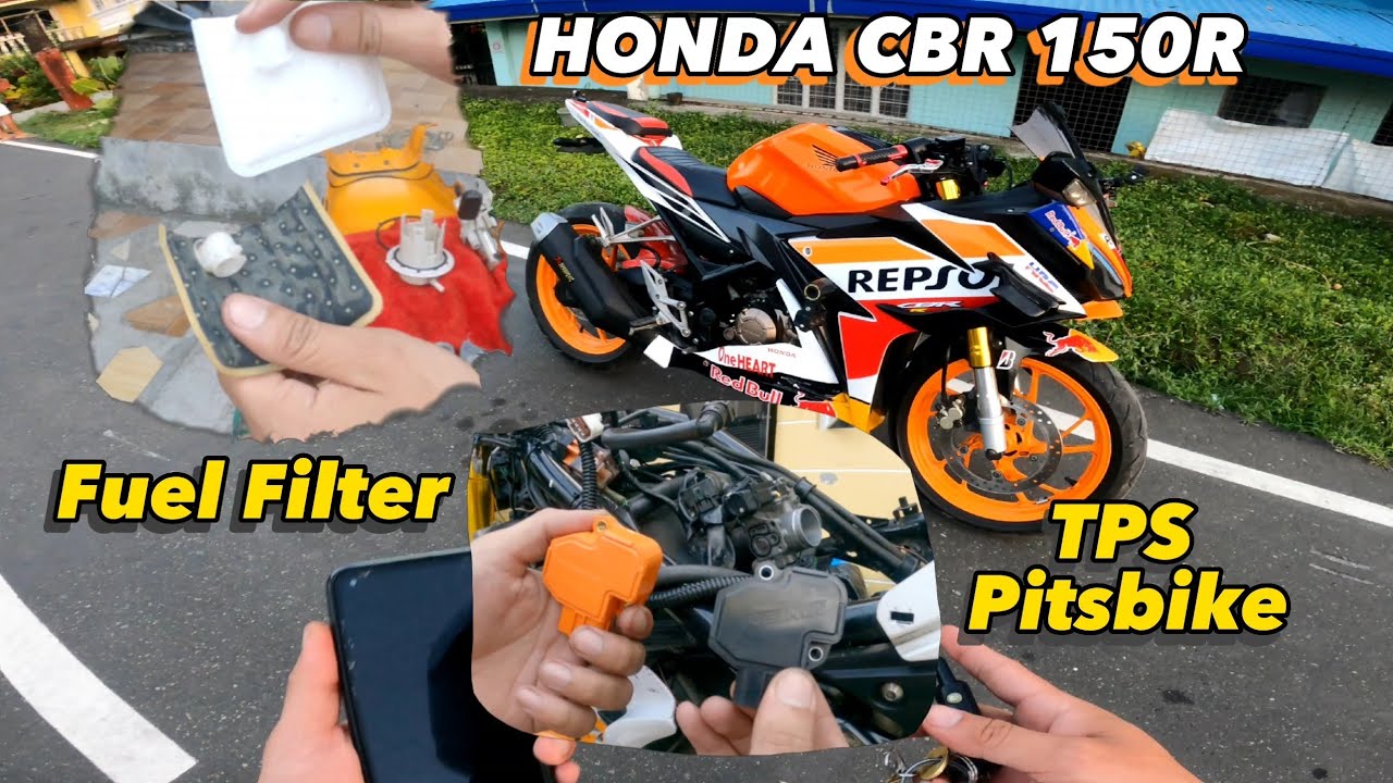 HONDA CBR 150 R FUEL FILTER AND TPS REPLACEMENT