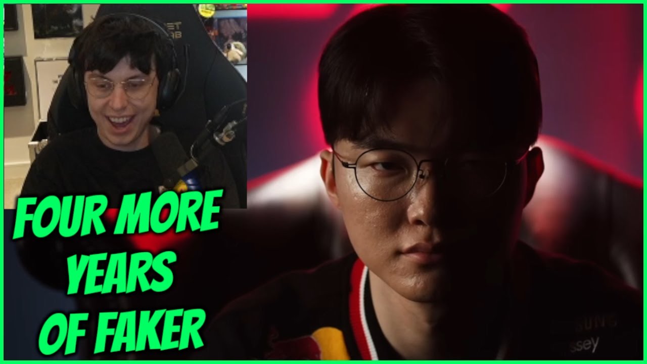 Caedrel Reacts To Faker Re-Signing With T1 Until 2029