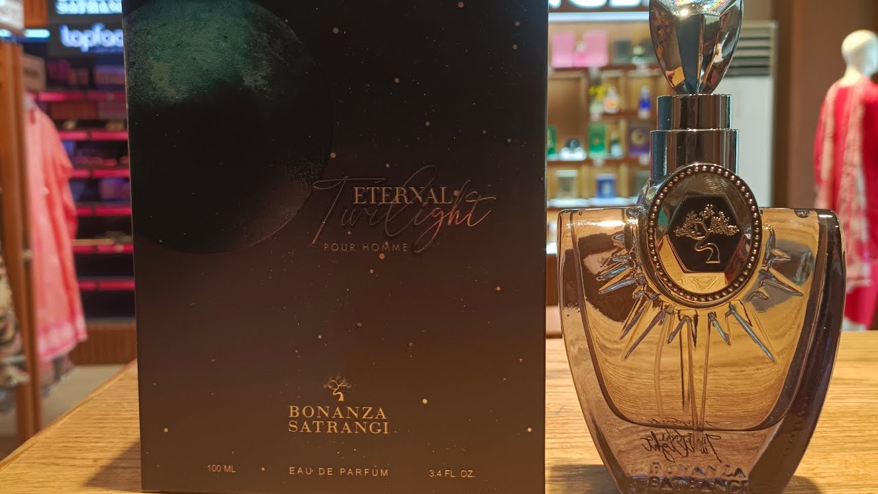 New Eid fragrance Eternal Twilight by Bonanza Satrangi.Luxury fragrance for men and women.Pkr 5280.