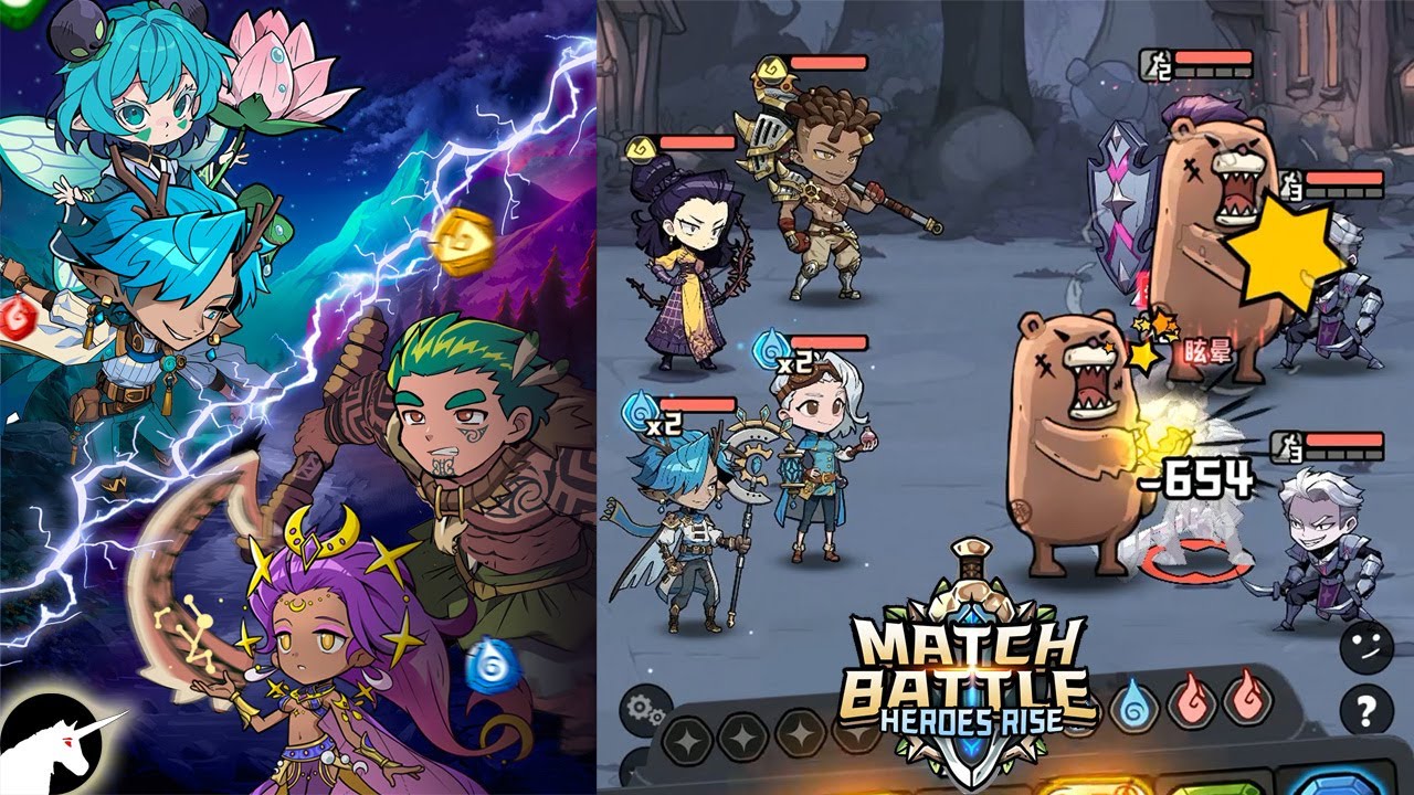 Match Battle Heroes Rise gameplay