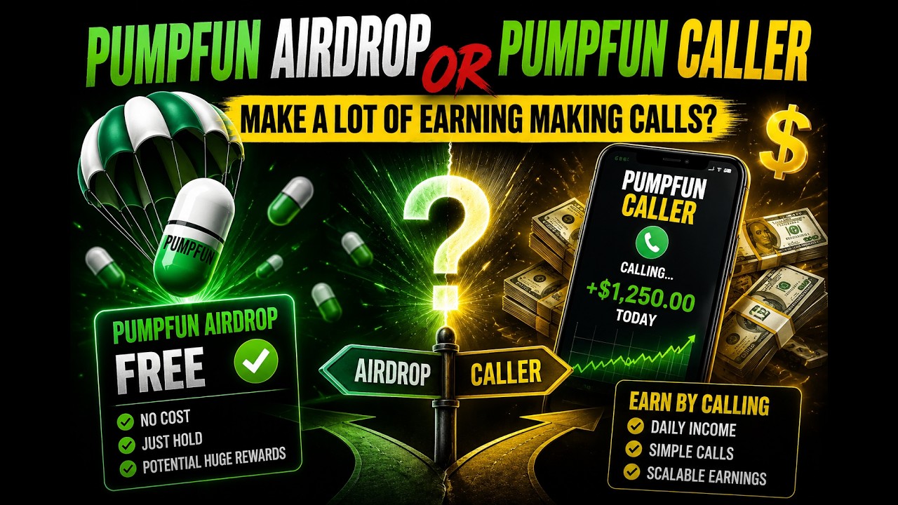 Pumpfun Airdrop Or Pumpfun Caller. Make A Lot Of Earning Making Calls?