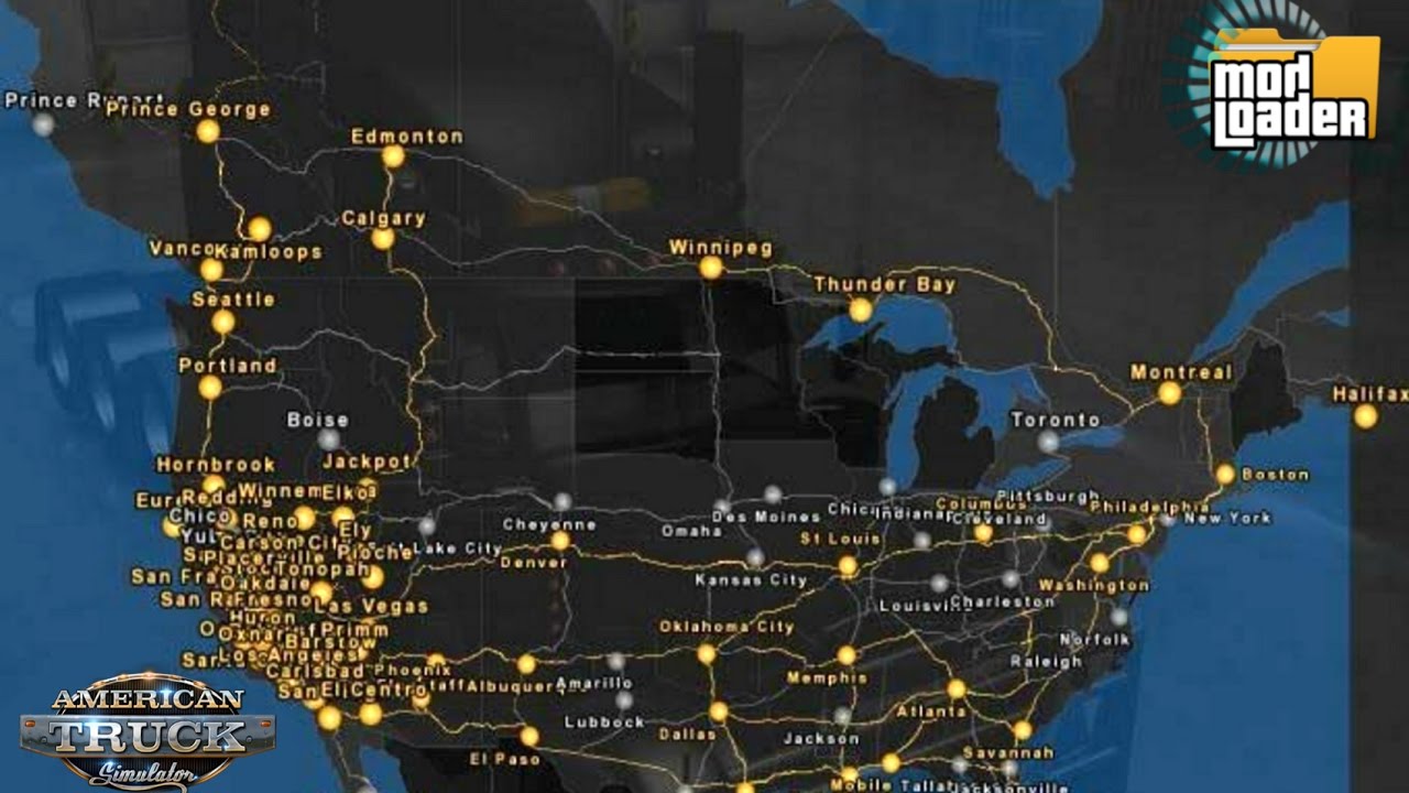 Download MODs American Truck Simulator Mexuscan 1 7 ATS Map