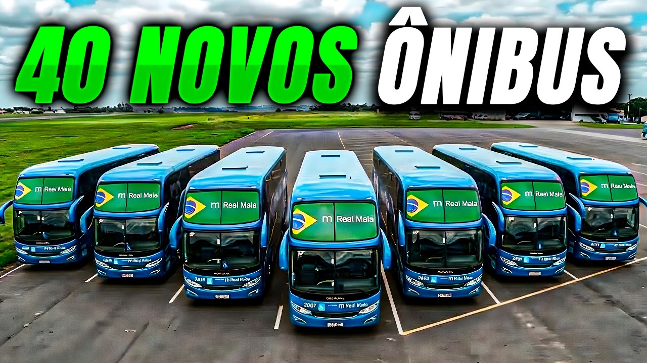Novas Linhas, 40 Novos Ônibus, tecnologia de ponta.