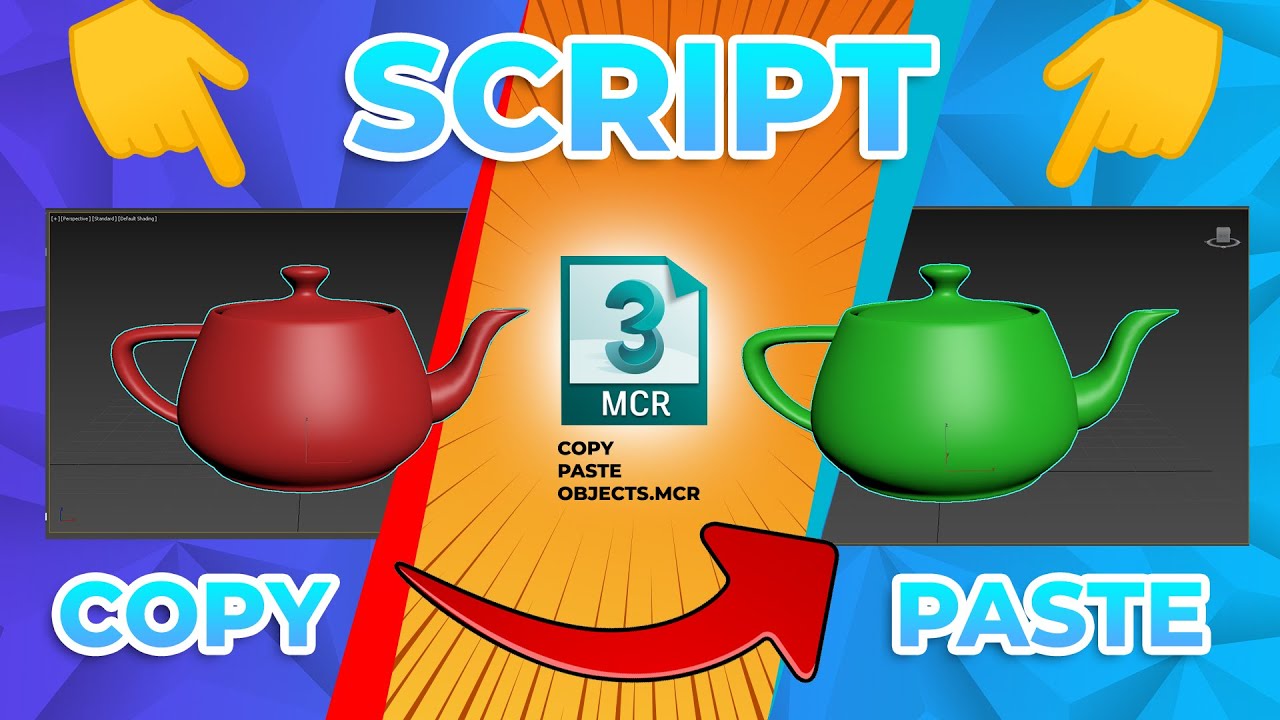 ✅ SCRIPT COPY - PASTE 3DS MAX  [ACTUALIZADO 2021]